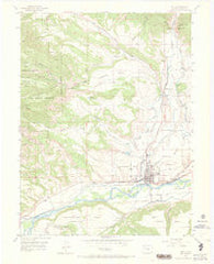 Rifle Colorado Historical topographic map, 1:24000 scale, 7.5 X 7.5 Minute, Year 1952