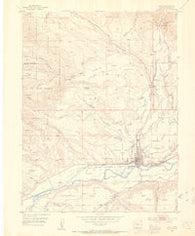 Rifle Colorado Historical topographic map, 1:24000 scale, 7.5 X 7.5 Minute, Year 1952