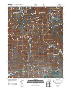Rifle Falls Colorado Historical topographic map, 1:24000 scale, 7.5 X 7.5 Minute, Year 2011