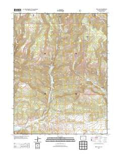 Rifle Falls Colorado Historical topographic map, 1:24000 scale, 7.5 X 7.5 Minute, Year 2013