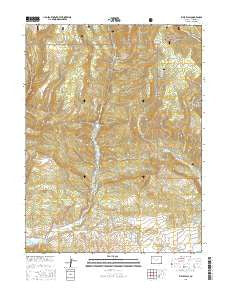 Rifle Falls Colorado Current topographic map, 1:24000 scale, 7.5 X 7.5 Minute, Year 2016