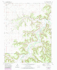 Riley Canyon Colorado Historical topographic map, 1:24000 scale, 7.5 X 7.5 Minute, Year 1972