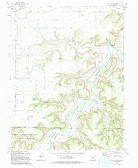 Riley Canyon Colorado Historical topographic map, 1:24000 scale, 7.5 X 7.5 Minute, Year 1993