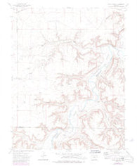 Riley Canyon Colorado Historical topographic map, 1:24000 scale, 7.5 X 7.5 Minute, Year 1972