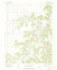 Riley Canyon Colorado Historical topographic map, 1:24000 scale, 7.5 X 7.5 Minute, Year 1972