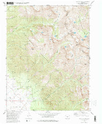 Rio Alto Peak Colorado Historical topographic map, 1:24000 scale, 7.5 X 7.5 Minute, Year 1980