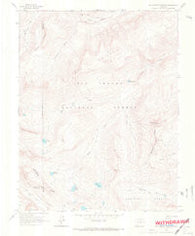 Rio Grande Pyramid Colorado Historical topographic map, 1:24000 scale, 7.5 X 7.5 Minute, Year 1964