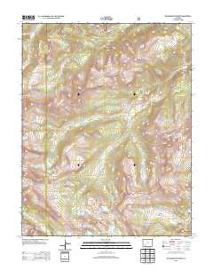 Rio Grande Pyramid Colorado Historical topographic map, 1:24000 scale, 7.5 X 7.5 Minute, Year 2013