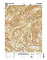 Rio Grande Pyramid Colorado Current topographic map, 1:24000 scale, 7.5 X 7.5 Minute, Year 2016
