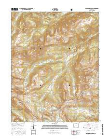 Rio Grande Pyramid Colorado Current topographic map, 1:24000 scale, 7.5 X 7.5 Minute, Year 2016