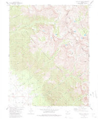 Rito Alto Peak Colorado Historical topographic map, 1:24000 scale, 7.5 X 7.5 Minute, Year 1980