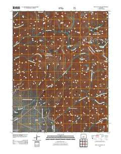 Rito Alto Peak Colorado Historical topographic map, 1:24000 scale, 7.5 X 7.5 Minute, Year 2011