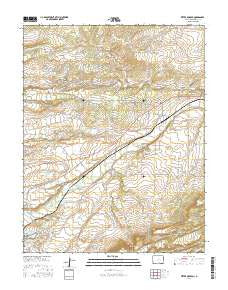 Ritter Arroyo Colorado Current topographic map, 1:24000 scale, 7.5 X 7.5 Minute, Year 2016