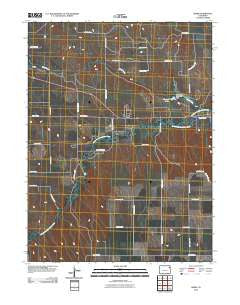 Robb Colorado Historical topographic map, 1:24000 scale, 7.5 X 7.5 Minute, Year 2010