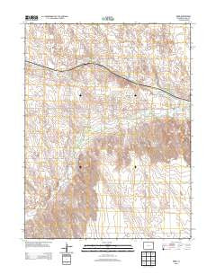 Robb Colorado Historical topographic map, 1:24000 scale, 7.5 X 7.5 Minute, Year 2013