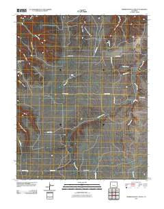 Robbers Roost Canyon Colorado Historical topographic map, 1:24000 scale, 7.5 X 7.5 Minute, Year 2010