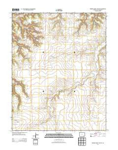 Robbers Roost Canyon Colorado Historical topographic map, 1:24000 scale, 7.5 X 7.5 Minute, Year 2013