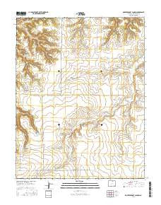 Robbers Roost Canyon Colorado Current topographic map, 1:24000 scale, 7.5 X 7.5 Minute, Year 2016
