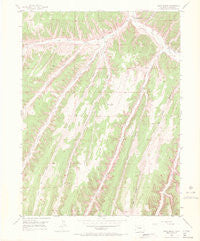 Rock School Colorado Historical topographic map, 1:24000 scale, 7.5 X 7.5 Minute, Year 1952