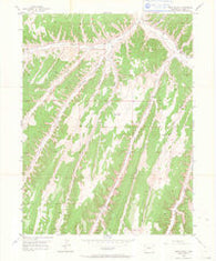 Rock School Colorado Historical topographic map, 1:24000 scale, 7.5 X 7.5 Minute, Year 1952