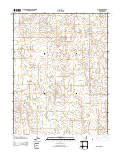 Rock Basin Colorado Historical topographic map, 1:24000 scale, 7.5 X 7.5 Minute, Year 2013