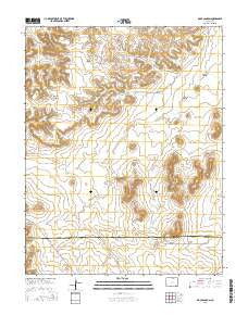 Rock Canyon Colorado Current topographic map, 1:24000 scale, 7.5 X 7.5 Minute, Year 2016