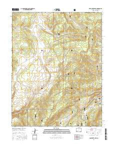 Rock Creek Park Colorado Current topographic map, 1:24000 scale, 7.5 X 7.5 Minute, Year 2016