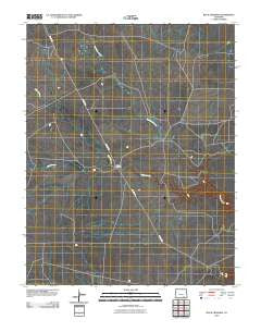Rock Crossing Colorado Historical topographic map, 1:24000 scale, 7.5 X 7.5 Minute, Year 2010