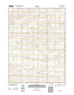 Rockland Colorado Historical topographic map, 1:24000 scale, 7.5 X 7.5 Minute, Year 2013