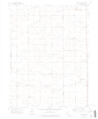 Rockland Colorado Historical topographic map, 1:24000 scale, 7.5 X 7.5 Minute, Year 1972