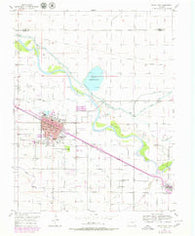 Rocky Ford Colorado Historical topographic map, 1:24000 scale, 7.5 X 7.5 Minute, Year 1955