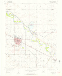Rocky Ford Colorado Historical topographic map, 1:24000 scale, 7.5 X 7.5 Minute, Year 1955
