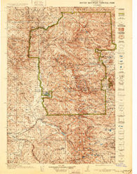 Rocky Mountain National Park Colorado Historical topographic map, 1:125000 scale, 30 X 30 Minute, Year 1919