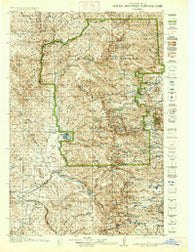 Rocky Mountain National Park Colorado Historical topographic map, 1:125000 scale, 30 X 30 Minute, Year 1919