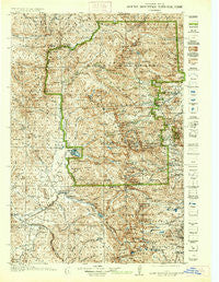 Rocky Mountain National Park Colorado Historical topographic map, 1:125000 scale, 30 X 30 Minute, Year 1919