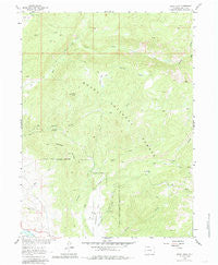 Rocky Peak Colorado Historical topographic map, 1:24000 scale, 7.5 X 7.5 Minute, Year 1962