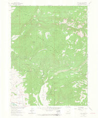 Rocky Peak Colorado Historical topographic map, 1:24000 scale, 7.5 X 7.5 Minute, Year 1962