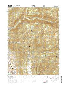 Rocky Peak Colorado Current topographic map, 1:24000 scale, 7.5 X 7.5 Minute, Year 2016