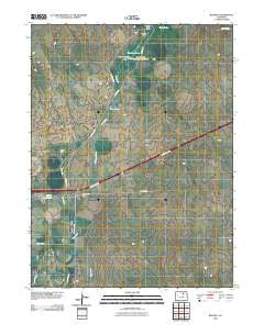 Roggen Colorado Historical topographic map, 1:24000 scale, 7.5 X 7.5 Minute, Year 2010
