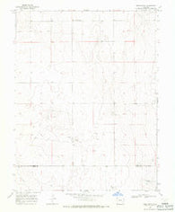 Rose Ranch Colorado Historical topographic map, 1:24000 scale, 7.5 X 7.5 Minute, Year 1968