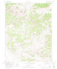 Rosita Colorado Historical topographic map, 1:24000 scale, 7.5 X 7.5 Minute, Year 1954