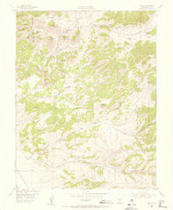 Rosita Colorado Historical topographic map, 1:24000 scale, 7.5 X 7.5 Minute, Year 1954