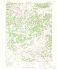 Rosita Colorado Historical topographic map, 1:24000 scale, 7.5 X 7.5 Minute, Year 1954