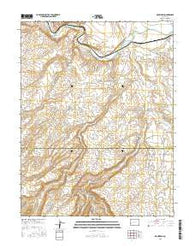 Roubideau Colorado Current topographic map, 1:24000 scale, 7.5 X 7.5 Minute, Year 2016