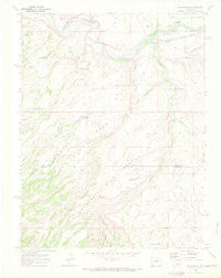 Roubideau Colorado Historical topographic map, 1:24000 scale, 7.5 X 7.5 Minute, Year 1969