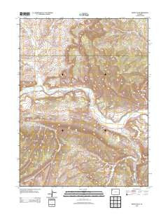 Rough Gulch Colorado Historical topographic map, 1:24000 scale, 7.5 X 7.5 Minute, Year 2013