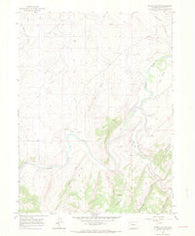 Round Bottom Colorado Historical topographic map, 1:24000 scale, 7.5 X 7.5 Minute, Year 1966