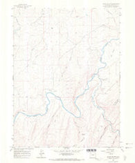 Round Bottom Colorado Historical topographic map, 1:24000 scale, 7.5 X 7.5 Minute, Year 1966