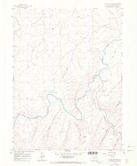 Round Bottom Colorado Historical topographic map, 1:24000 scale, 7.5 X 7.5 Minute, Year 1966