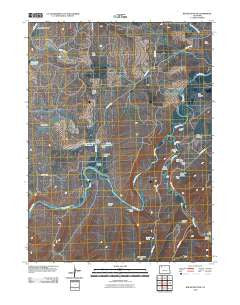Round Bottom Colorado Historical topographic map, 1:24000 scale, 7.5 X 7.5 Minute, Year 2010